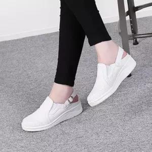 [옷자락]여자 봄 여름 가벼운 통굽 슬립온 샌들