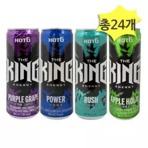 buyus 핫식스 더킹 퍼플 파워 러쉬 애플홀릭 355ml x 각6개(총24개) 굿딜 브이숍 illo001