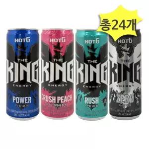 buyus 핫식스 더킹 파워 피치 러쉬 제로 355ml x 각6개(총24개) 굿딜 브이숍 illo001