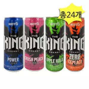 buyus 핫식스 더킹 파워 피치 애플 제로 355ml x 각6개(총24개) 굿딜 브이숍 illo001