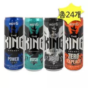 buyus 핫식스 더킹 파워 러쉬 제로 피치 355ml x 각6개(총24개) 굿딜 브이숍 illo001