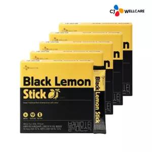 [사은품증정][CJ공식] 한뿌리 블랙레몬스틱 30포 5박스