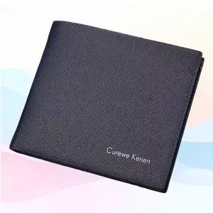 [셀러에이드]남성용 반지갑 블랙 학생지갑 20대 심플 남성 지갑