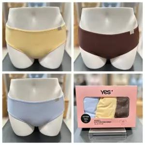 [AK분당점] [바디시크릿] 예스 여자 맥시 면팬티 학생팬티 위생팬티 3매입