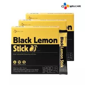 [사은품증정][CJ공식] 한뿌리 블랙레몬스틱 30포 3박스