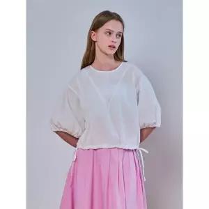 [하프클럽/코인코즈]레글런 리본 블라우스_DW5MB700