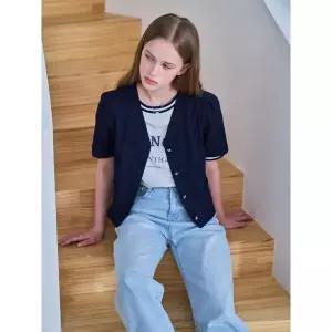 [하프클럽/코인코즈]퍼프 반팔 자켓_DW5MJ100