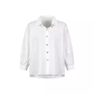 [하프클럽/코인코즈]7부 소매 벌룬 블라우스_DW5MB701