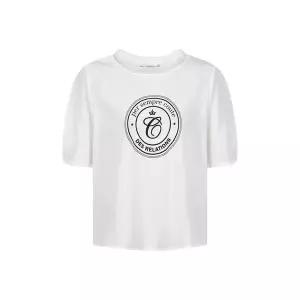 [하프클럽/코인코즈]티셔츠형 반팔 블라우스_DW5MB742