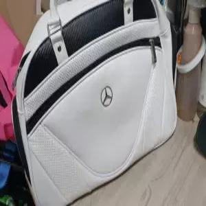 중고 차량 브랜드 화이트 보스턴백