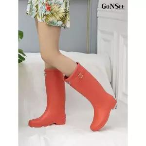 [하프클럽/고앤씨]여성 베키 롱 레인부츠 패션 장화