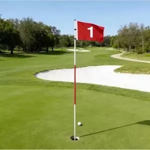 골프 홀컵 깃발 깃대 야외골프장 훈련용품 골프연습 휴대용 TA3834363