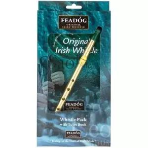 초보자를 위한 키 오브 D의 페독 리쉬 틴 휘슬 튜터북 CD 핑거링 차트로 전통 켈트 음악 연주 배우기