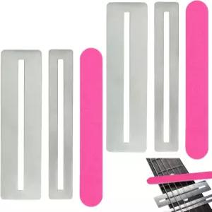 기타 베이스 우쿨렐레를 위한 스틸 가드 및 마이크로 연마 스트립 스트링 도구가 포함된 프렛 폴란드 키트