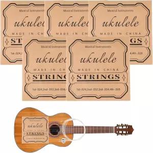 소프라노 콘서트와 테너 우켈레 21 23 26인치를 위한 나일론 현 5세트 우쿨렐레 액세서리