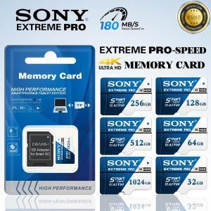 소니 익스트림 SD 메모리 카드 마이크로 TF 128GB 256GB 1TB 플래시 샤오미 휴대폰 카메라 태블릿 PC용