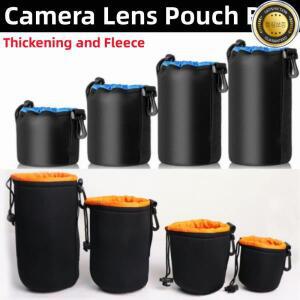 RF11 카메라 렌즈 파우치 가방 방수 비디오 소프트 드로스트링 보호대 케이스 캐논 소니 니콘용 대부분의