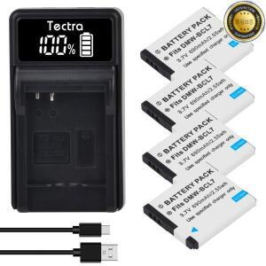 Tectra DMW-BCL7E 파나소닉 루믹스 DMC-F5 DMC-SZ9 카메라 리튬 이온 배터리 및 충전기