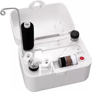 blackonvlm 휴대용 보빈 와인더 작고 사용하기 쉬운 와인딩 기계 가정용 실 및 산업용 재봉용 자동