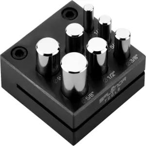 스플레너 툴스 7 원형 펀치 디스크 커터 - 주얼리 제작용 금속 가공 및 절단 도구 크기 1/4 ~ 9/16