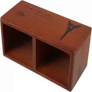 미용실 및 가정용 헤어 도구용 빈티지 나무 가위 홀더 미용 액세서리를 위한 공간 효율적인 보관함