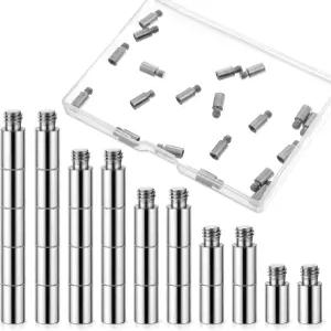 스크랩북 확장 포스트 및 나사 30개 0.47인치 바인딩 앨범 액세서리 교체용 바운드 리필형 사진 공예 DIY