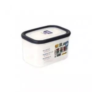 밀폐용기 550ml 직사각 2호 토마 매직크린 유리반찬통 스텐밀폐용기