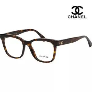 안경테 CH3392 C714 데일리 호피 명품 패션 럭셔리 CC 로고 장식 뿔테 스퀘어