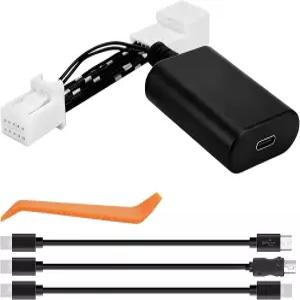 JERBOR 대시캠 전원 어댑터 10핀 모델 B 토요타 렉서스 스바루 장착 자동 디밍 포트 GPS 레이더 미러