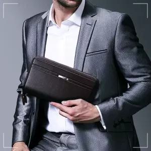 남성 클래식 클러치백 ELG-044 브라운 RWB87EC913