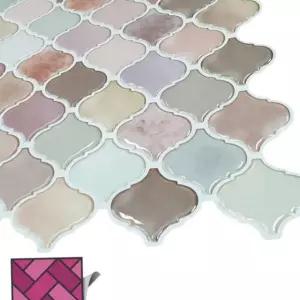 시트타일 붙이는타일 타일스티커 507 포인트타일 적색혼합 월타일스티커 타일시트 잔다마스크 E1W8E9A1D8