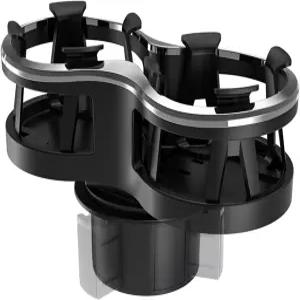 iSaddle 차량 컵 홀더 확장기 조절식 장착 베이스 포함 - 슬롯 1-2 분할 확장 오거나이저 보트 트럭 RV에