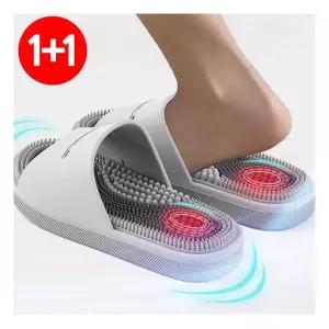 1개+1개 지압슬리퍼 건강슬리퍼 실내화 신발 남성 슬리퍼 여자 여성 남자 사무실 다이어트 자세교정 거실화