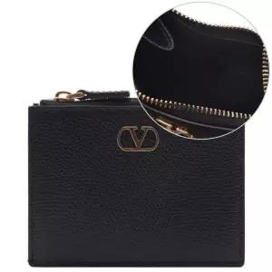[발렌티노]26SS 여성 브이로고 시그니처 지퍼 카드지갑 (8W2P0AK9 SNP 0NO 26S)