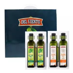 델비엔토 올리브유2P+해바라기씨유2P 500ml 4P 선물세트 안전포장
