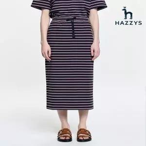 [롯데백화점]헤지스레이디스 [26SS][SET-UP] 피케 스트라이프 밴딩 스커트 HSSK6B322