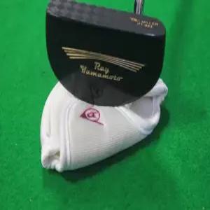 중고 레이 야마모토 PT-503 CNC 밀링 말렛형 34인치 시용안한 퍼터이고 카바는