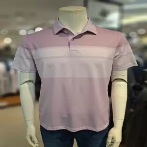 [트레몰로] 세정  트레몰로  신축성 에어컨원단 반소매 카라 티 핑크 TRBAS4M3201