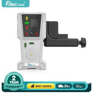 펄스 라인이 있는 레이저 리시버 레벨링 검출기  DECTEAM 레벨용  자석 클램프가 양면 LCD 디스플레이