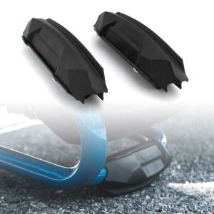 2PCS 25mm 모터사이클 엔진 범퍼 가드 크래시 바 블록 프로텍터 슬라이더 프레임 보호 고무 커버 R1250GS R1200GS ADV 어드벤처 G310GS용