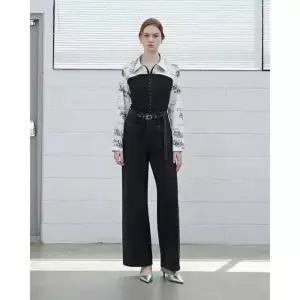 에고이스트아웃포켓 절개 벨티드 데님 팬츠 ER3DP861 1016309