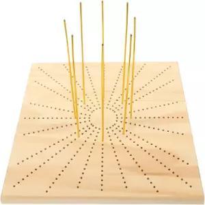 VICASky 니트 크로셰 차단 보드 세트 원사 니트터 용품용 나무 포지셔닝 플레이트 직조 도구