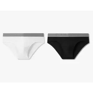 매장정품 EMPORIO ARMANI UNDERWEAR 엠포리오 아르마니 언더웨어 남성 샤이닝 밴딩 레이온 브리프 2종 SET(