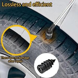 10-30피스 타이어 수리 나사 세트 자동차 바이크 오토바이 패치 고무 못 펑크 스파이크