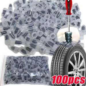 10-100개 자동차 진공 타이어 수리용 고무 태핑 나사  바이크 오토바이  트럭  버스 및 농업용 패치용