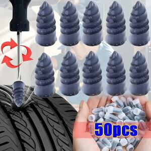10-100개 자동차 진공 타이어 수리용 고무 태핑 스크류 바이크 오토바이  트럭  버스 및 농업용 패치용)