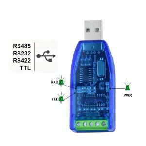 윈도우 맥 OS 리눅스용 USB to RS485 TTL/232/422/IIC 컨버터 모듈 어댑터  RS CH340 칩 산업용 등급