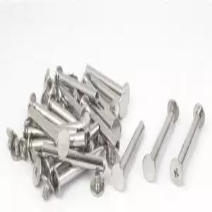 uxcell a16011400ux0250 스크류 포스트 사진 앨범 니켈 도금 바인더 바인딩 도구 5x40mm 20Pcs