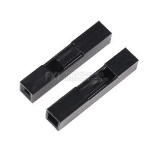 단일 1P 듀폰 헤드 고무 쉘  2.54mm 간격 라인 플러그   전자 제품  100피스/로트