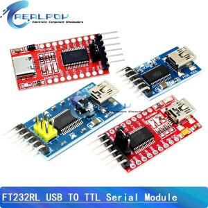 빨간색/파란색 FT232RL Arduino호환 Pro 미니 소형 USB-TTL 미니 소형/타입-C용 TTL 직렬 어댑터 모듈에 FT